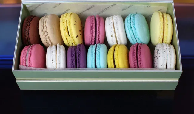 Presentación de macarons – Foto: Getty.