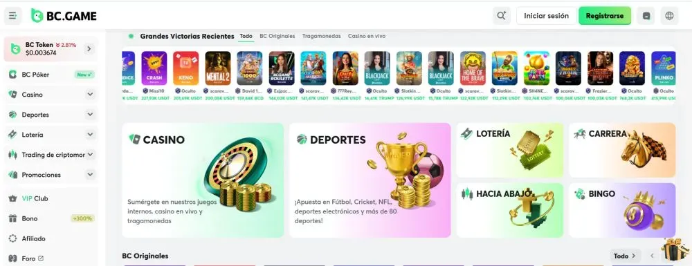 Código promocional BC Game