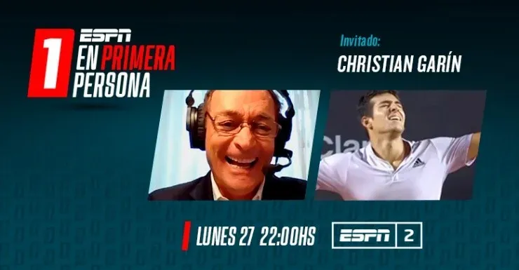 Christian Garín repasa su título en el ATP de Río de Janeiro en un nuevo programa de ESPN en Primera Persona.