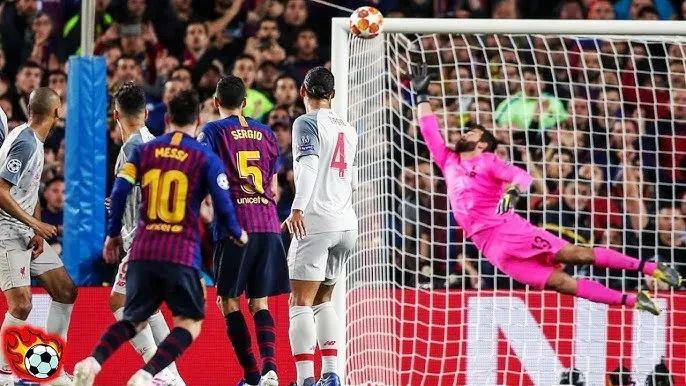 Su tiro libre ante Liverpool en el Camp Nou, uno de los mejores goles de su carrera.