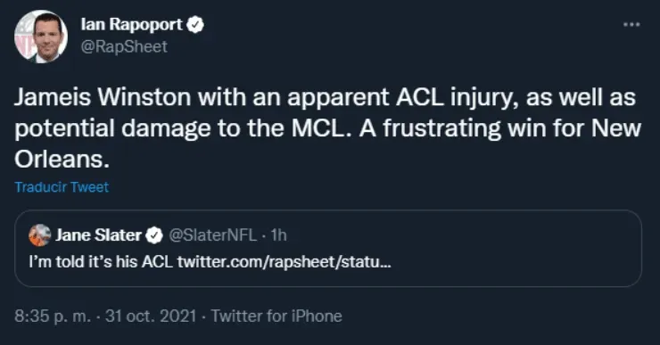 Ian Rapoport tweet (@RapSheet)