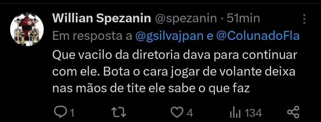 Repercussão via Twitter