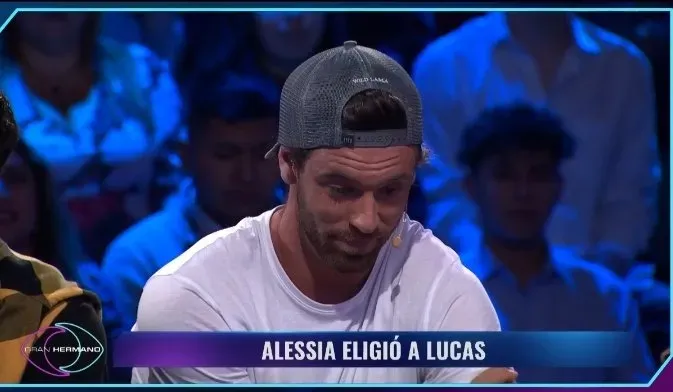 Lucas no estaba convencido de volver a Gran Hermano Chile. Captura Chilevisión