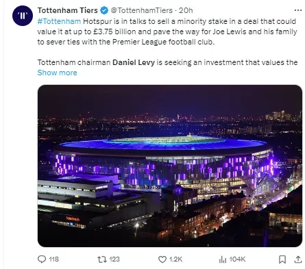 There are reported to be a number of potential investors.