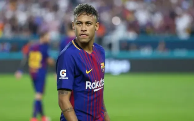 Neymar durante la época en la que jugaba en el FC Barcelona. Getty Images.