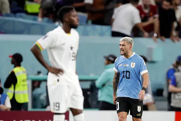 Arrascaeta pela Seleção Uruguaia. (Photo by Dale MacMillan/Soccrates/Getty Images)