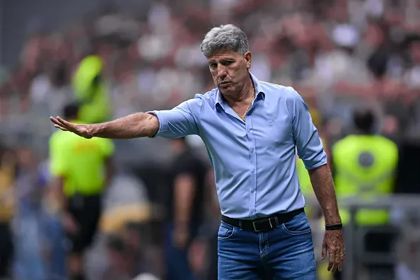 Foto: Pedro Vilel/aGetty Images – Renato Portaluppi acertou sua renovação com o Grêmio