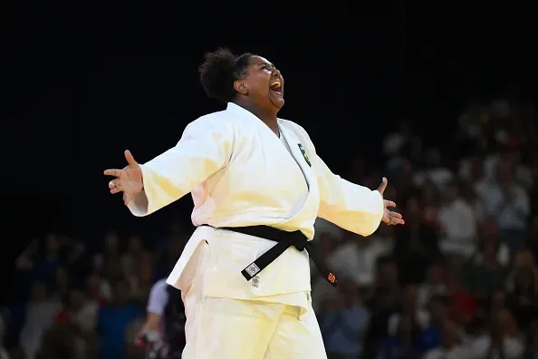 Bia Souza se tornou campeã olímpica em Paris. Foto: David Ramos/Getty Images