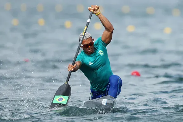 Isaquias saiu com a prata no C1 1000m. Foto: Charles McQuillan/Getty Images