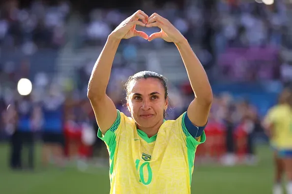 Marta se despediu dos Jogos Olímpicos. Foto: Robert Cianflone/Getty Images