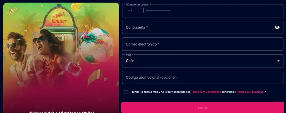 Código promocional VIDA Vegas.