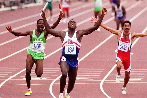 Carl Lewis en Barcelona 1992