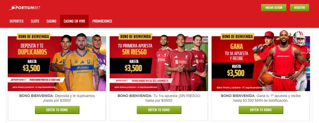 Sportiumbet apuestas de fútbol