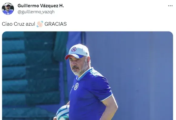 Mensaje de Memo Vásquez (TW)