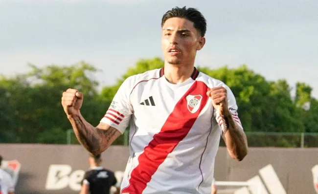 Ruberto sigue haciendo méritos para volver a jugar en la Primera de River.