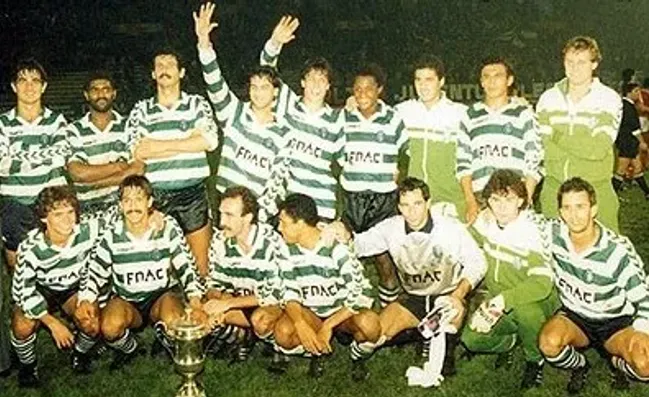 Sporting conquistou Supertaça em 1987. Foto: Arquivo Sporting CP