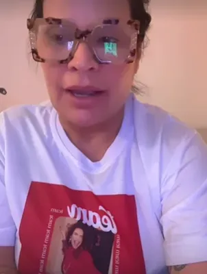 Solange Gomes respondeu ofensas de Rico nos stories (Reprodução/Instagram/@gomessolange)