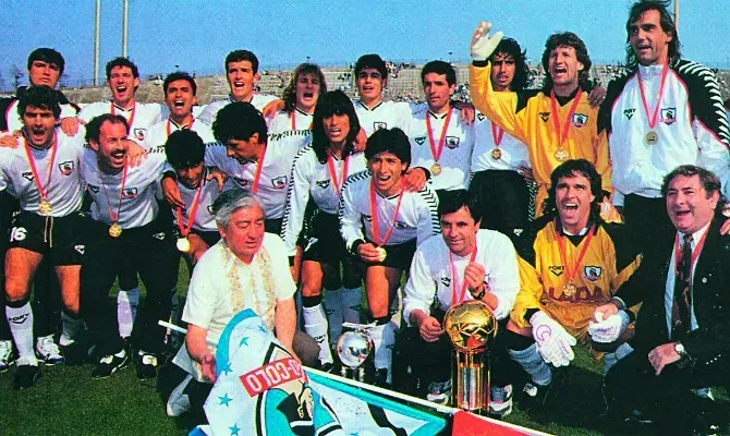 Colo Colo campeón de la Recopa Sudamericana.