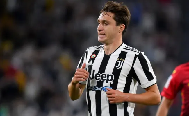 Federico Chiesa em ação pela Juventus