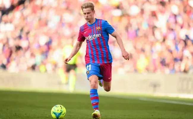 Frenkie de Jong em ação pelo Barcelona