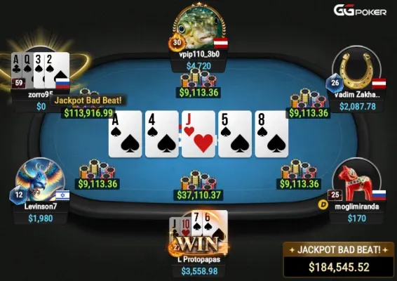 A bad beat foi recompensada com uma forra no GGPoker