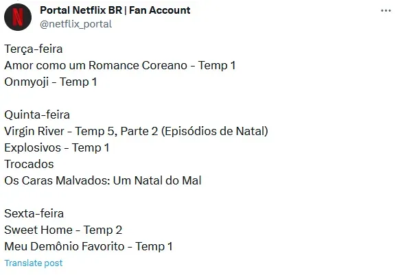 Portal Netflix BR  Fan Account on X: A quarta temporada de