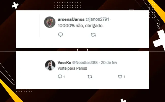 Torcedores do Arsenal comentam sobre Rabiot