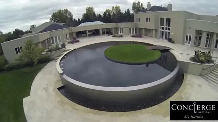 La mansión de Michael Jordan en Highland Park. (Foto: Concierge Auctions)