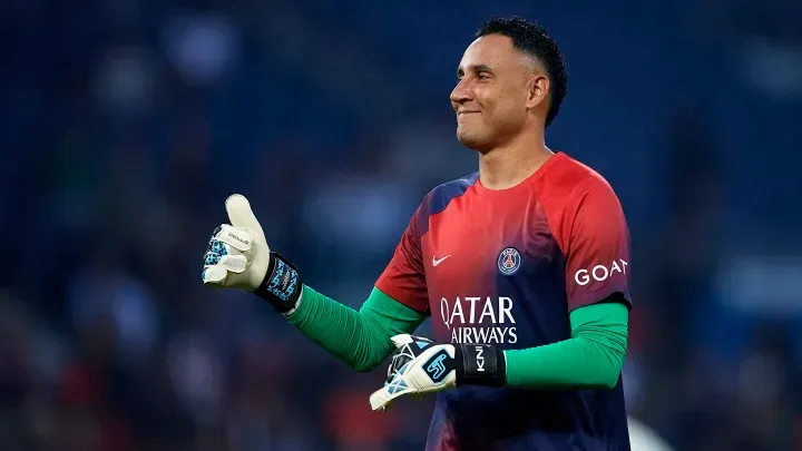 Keylor Navas con el PSG