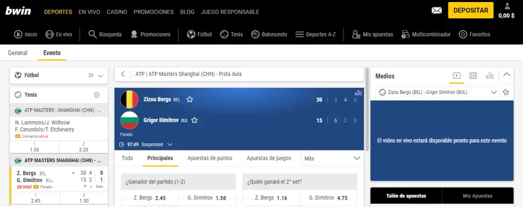 bwin opiniones streaming