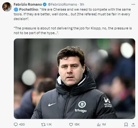 Pochettino is attempting to play mind games ahead of the Carabao Cup Final