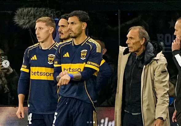 La imagen de Russo en el posteo de Paredes. (@LeoParedes20)