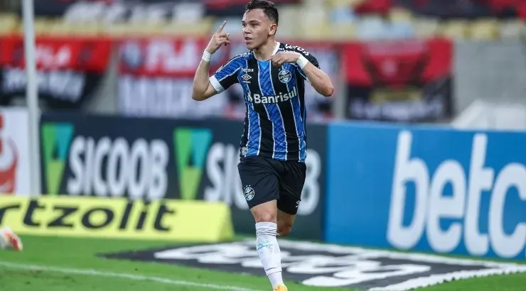 Pepê fez o gol na derrota diante do Sport – Foto: Lucas Uebel/Grêmio.
