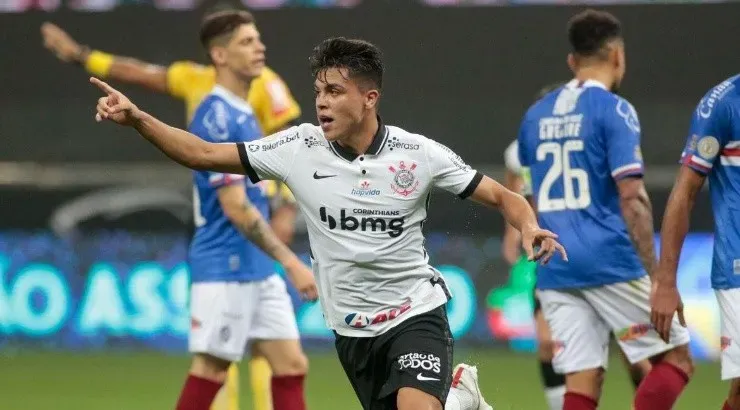 Roni fez seu primeiro gol pelo profissional – Foto: Rodrigo Coca/Corinthians.