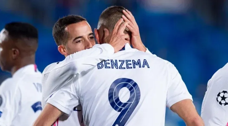 Benzema fez os dois gols da vitória – Foto: Getty Images.