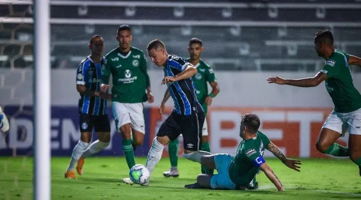 Imortal não conseguiu sair do 0 contra o Goiás – Foto: Lucas Uebel/Grêmio.