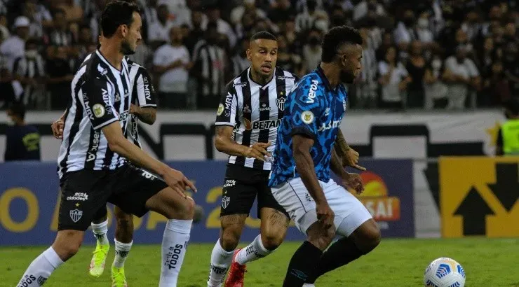 Foto: Fernando Moreno/AGIF – Borja perdeu oportunidades contra o Galo.