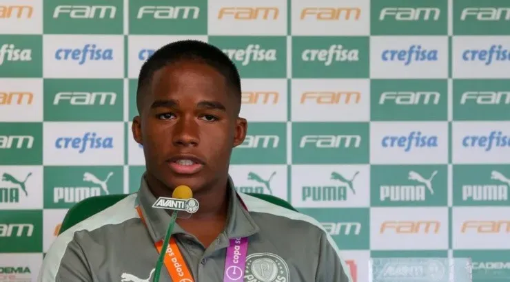 Endrick está ansioso para assinar seu primeiro contrato profissional pelo Palmeiras. Foto: Fábio Menotti/ Palmeiras