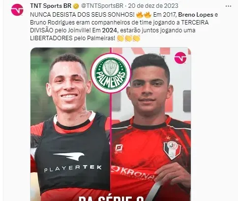 Palmeiras surpreende e sinaliza futuro de Breno Lopes no Clube
