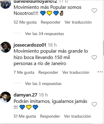 Los hinchas de Boca reaccionaron a la frase de Brito.