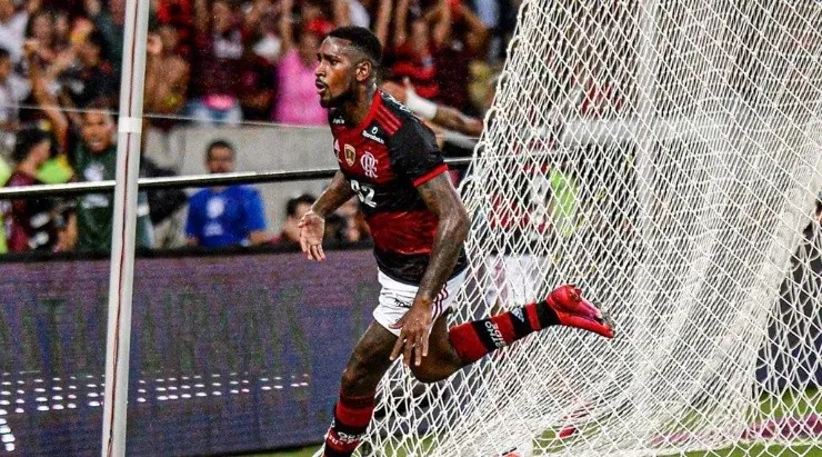 Gerson deixou sua marca na final daRecopa Sul-Americana. Foto: Alexandre Vidal/Flamengo