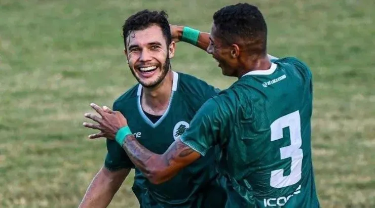 Jogadores do Boavista comemoram gol (Foto: Reprodução/Instagram)