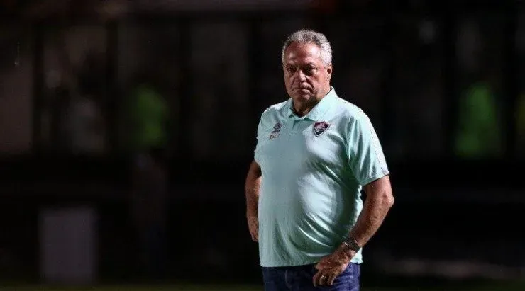 Abel Braga foi bastante elogiado por Marcos Felipe. Foto: Lucas Merçom/ Fluminense