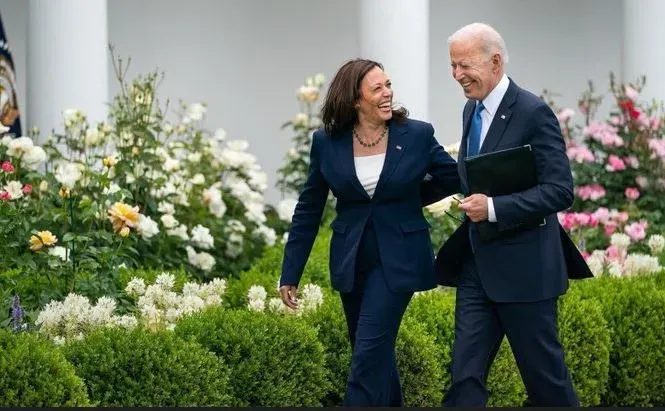 Harris y Biden. Foto: Kamala Harris en X.