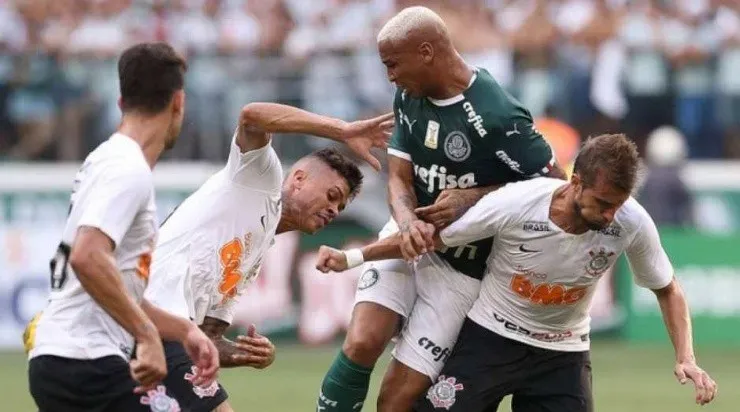 Deyverson em partida contra o Corinthians – Foto: Cesar Greco/Palmeiras.