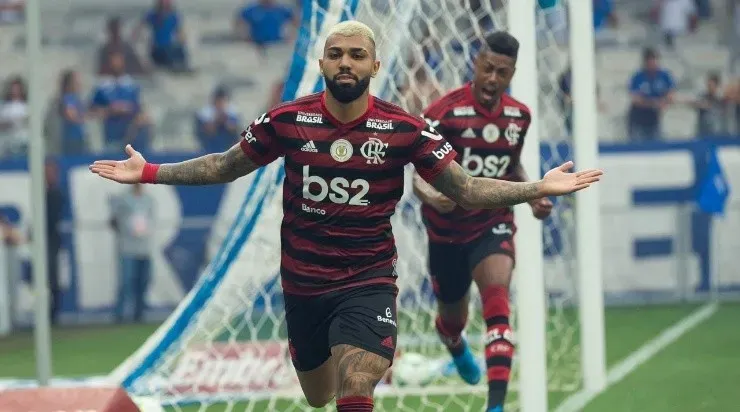 O banco BS2 estampou a camisa Rubro-Negra em um dos anos mais vitoriosos da história do clube. Foto:Alexandre Vidal/Flamengo