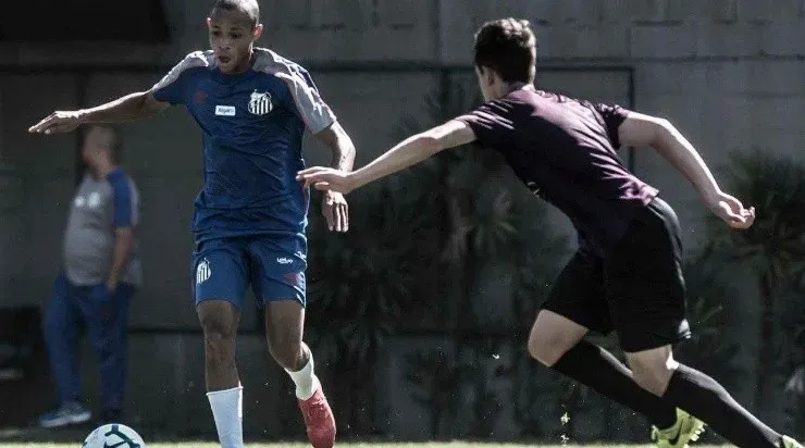 Allanzinho foi um dos destaques do Santos na Copinha. Foto: Ivan Storti/Santos FC