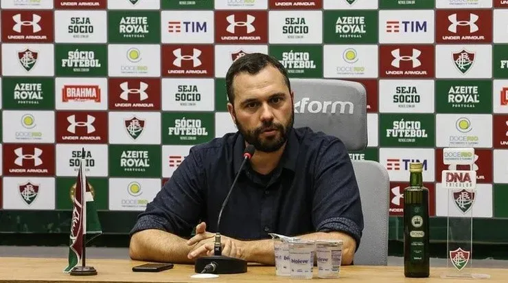 Mário Bittencourt em ação. (Foto:Lucas Merçon/Fluminense)