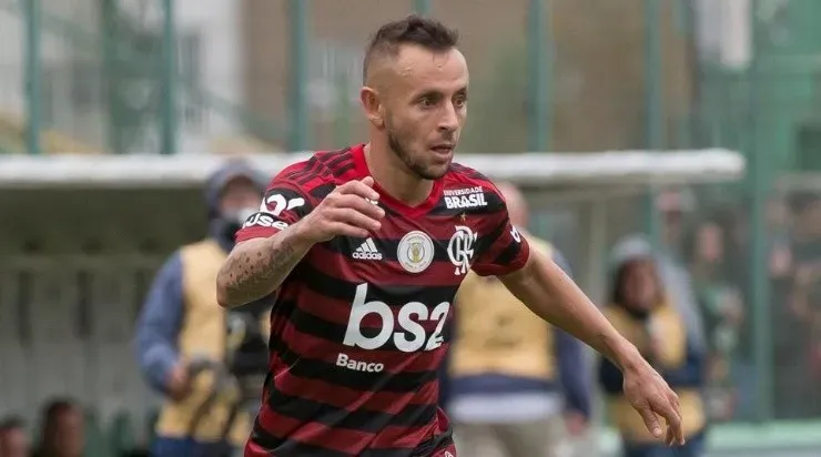 Rafinha em ação. (Foto: Alexandre Vidal/Flamengo)