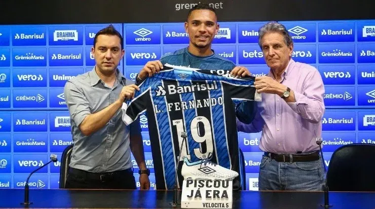 Luiz Fernando chegou ao Tricolor há quase 2 meses – Foto: Lucas Uebel/Grêmio.